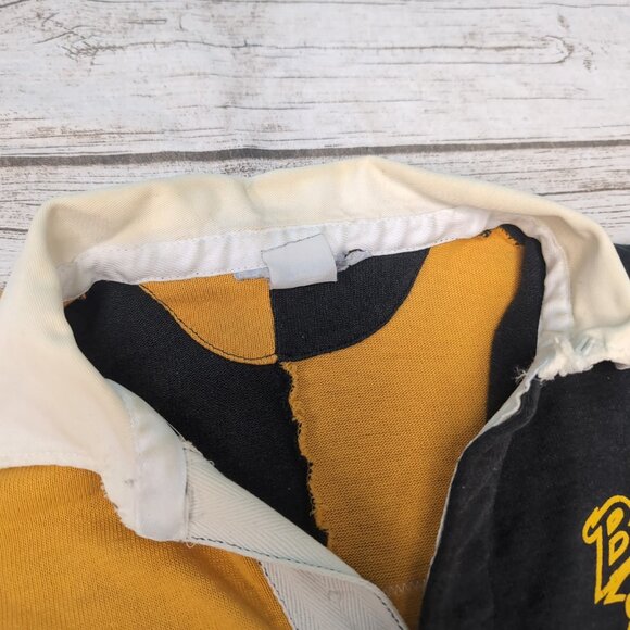 Vintage Black and Yellow Banff Rugby Shirt - Picture 3 of 10